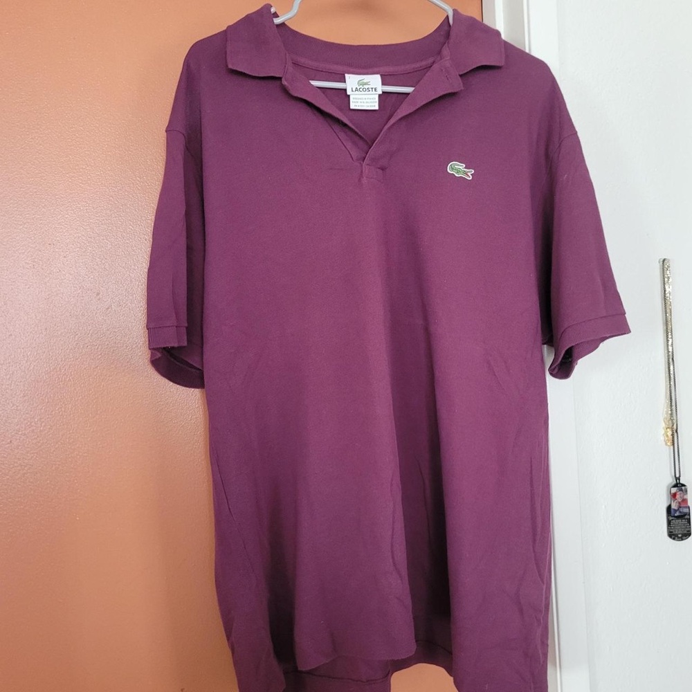 Lacoste Men's Polo in Deep Purple